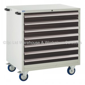 Euroslide Storage Cabinet Mobile 7 Drawers